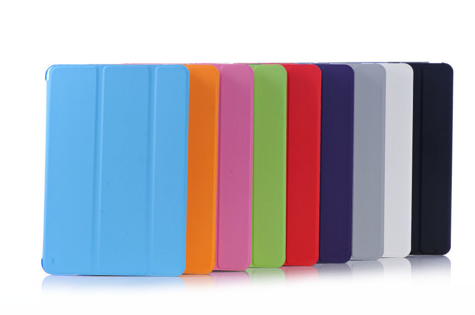 New ipad9.7 protective case 2021pro11 inch tablet protective case tri-fold sleep ultra-thin mini345