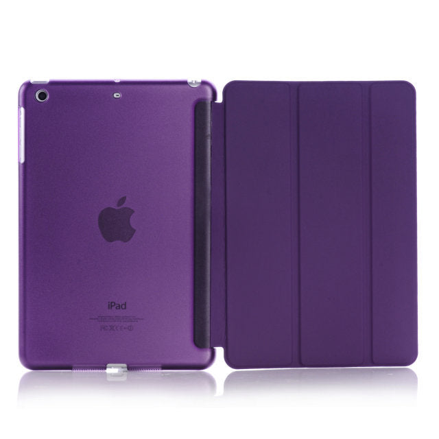 New ipad9.7 protective case 2021pro11 inch tablet protective case tri-fold sleep ultra-thin mini345