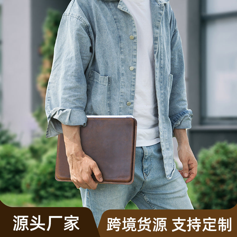 Suitable for new ipad pro11/10.5 protective case crazy horse leather horizontal apple notebook liner in stock