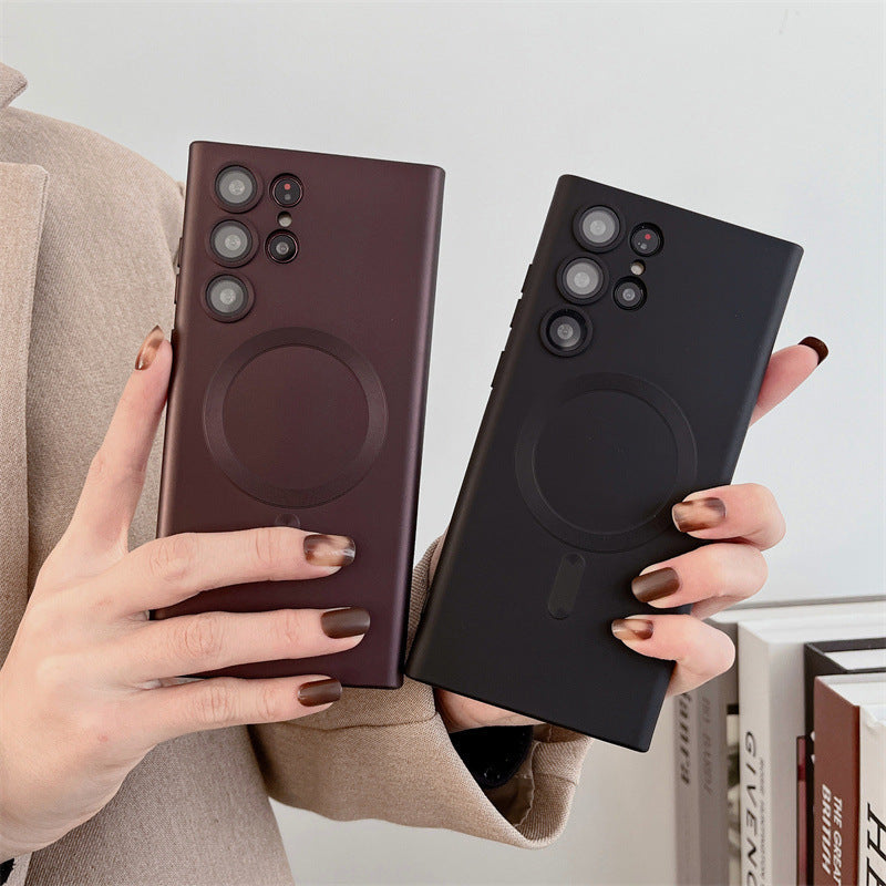 Suitable for Samsung S26 Ultra Liquid Phone Case Magsafes Magnetic Suction A25 Frosted Lens Film A17 Soft Case 56