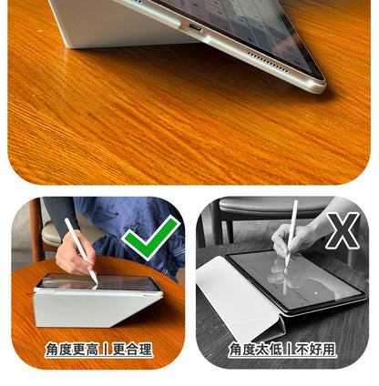 2026 Suitable for Ipad11 Generation Magnetic Double-Sided Clip Protective Case Y-Fold Air8 Anti-Fall and Anti-Bending Mini7 Tablet Case