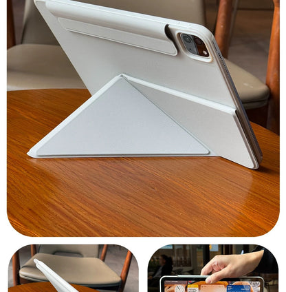 2026 Suitable for Ipad11 Generation Magnetic Double-Sided Clip Protective Case Y-Fold Air8 Anti-Fall and Anti-Bending Mini7 Tablet Case