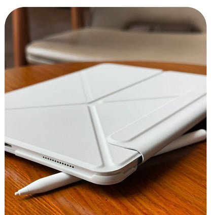 2026 Suitable for Ipad11 Generation Magnetic Double-Sided Clip Protective Case Y-Fold Air8 Anti-Fall and Anti-Bending Mini7 Tablet Case