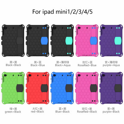 Applicable to iPad air4 10.9 honeycomb protective case ipad9.7 tablet computer case 10.2 strap protective case