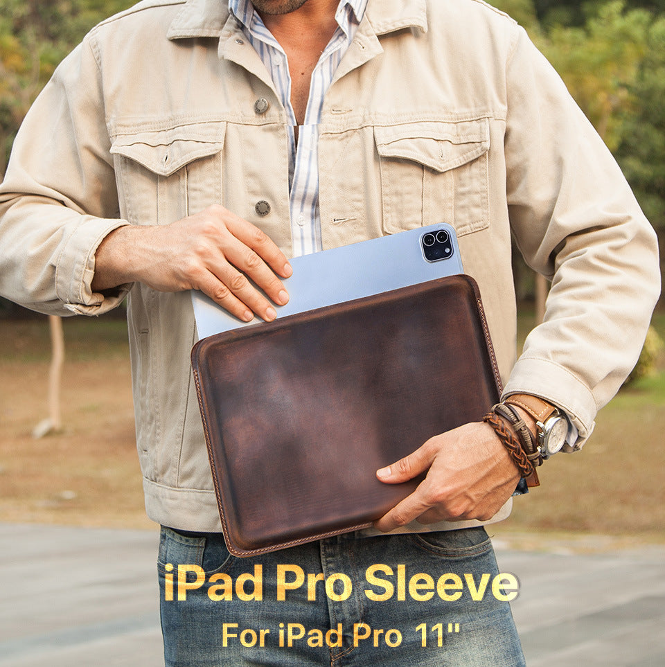 Suitable for new ipad pro11/10.5 protective case crazy horse leather horizontal apple notebook liner in stock