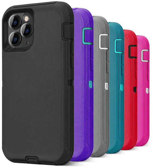 For iPhone 16 17 15 Pro Max 14 13 12 11 Phone Case Heavy Duty Shockproof