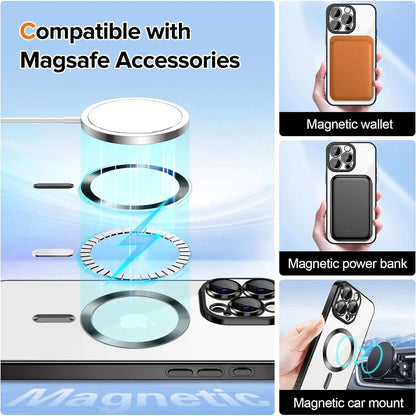 Shockproof Mag Safe Case For iPhone 16 15 14 Pro Max 13 12 11 Camera Lens